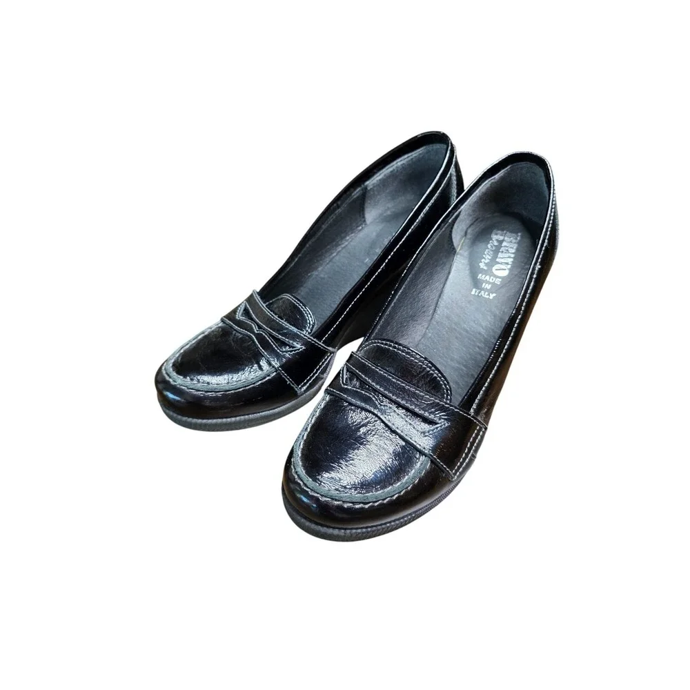 Bravo browns‎ made in Italy leather women shoes size 8